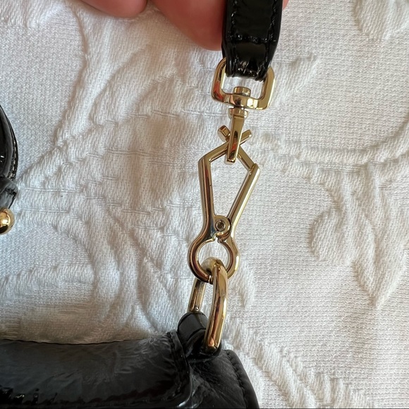 Rebecca Minkoff Collection Patent Leather Trim Shoulder Bag - Picture 16 of 16